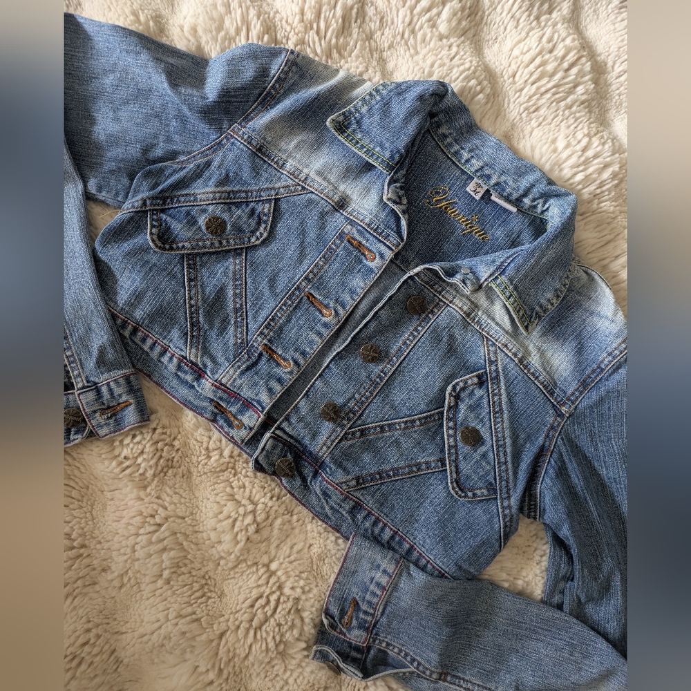 Y2K Younique Denim Cropped Jacket